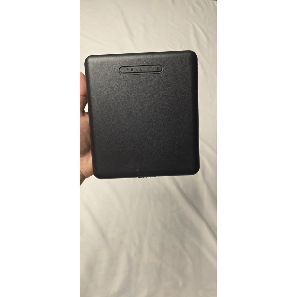 2 Laserline CD DVD Fold Out Storage Hard Case Black Holds 12 Each 24 Total